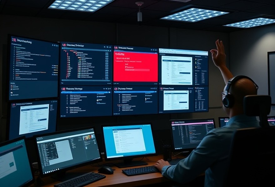 Antes — Terminal caído y sin aviso: el problema se descubre cuando ya hay gente esperando.